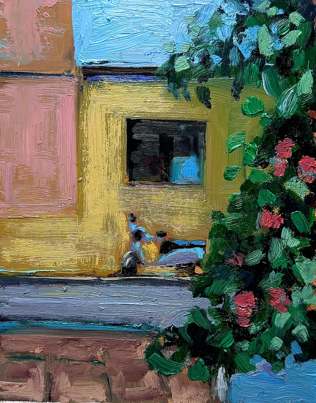 Oil painting by Hanna Starostina