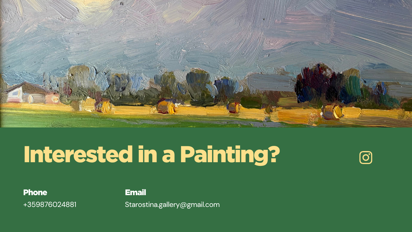 Landscape painting by Hanna Starostina